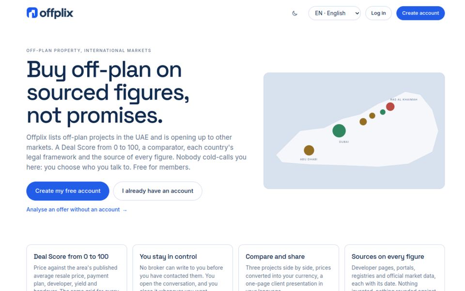 Homepage of Offplix